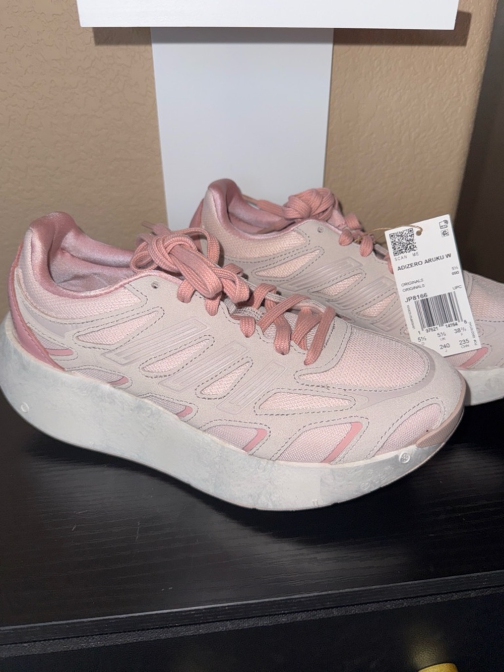 Adidas Adizero Women’s Pink Athletic Sneakers